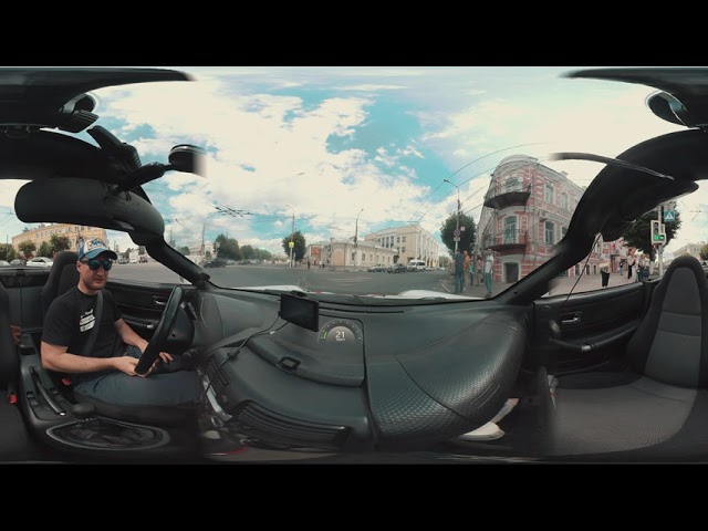 VR/360  - На кабриолете из Москвы в Рязань / On a Cabriolet From Moscow To Ryazan