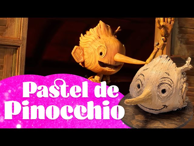 Pastel 3D de PINOCCHIO🤩 basado en la película de Guillermo Del Toro #decorandopasteles #pinocchio