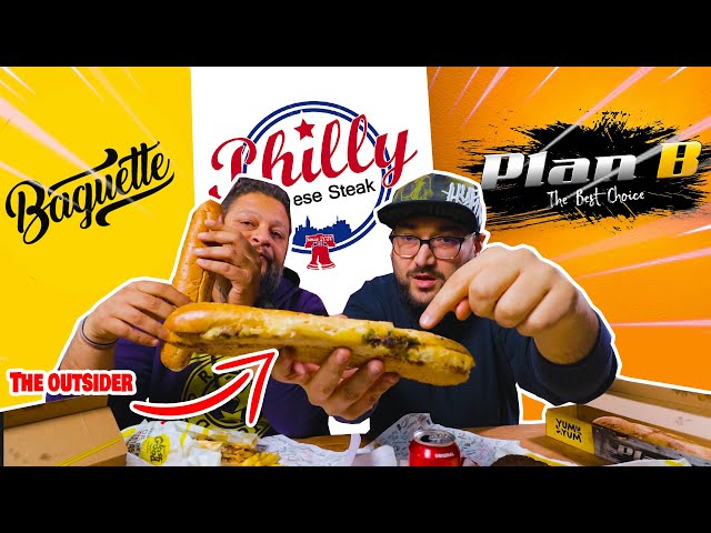 Baguette vs Plan B vs Philly Cheese steak 🌯🍟