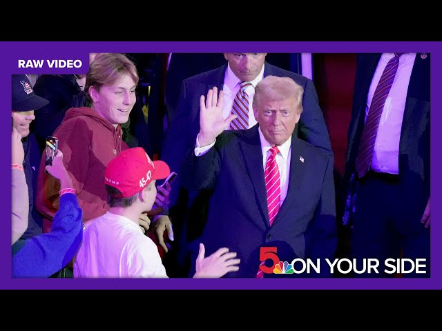 President-elect Donald Trump holds raucous MAGA rally on eve of inauguration