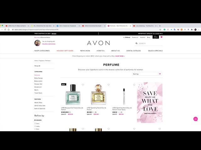 Enchanted Moonlight Avon online store