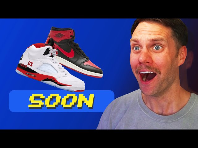 SOON: Air Jordan 1 85 Bred & Black Tongue Fire Red Jordan 5