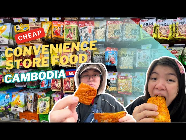 BEST Convenience Store Food in Cambodia! So CHEAP!