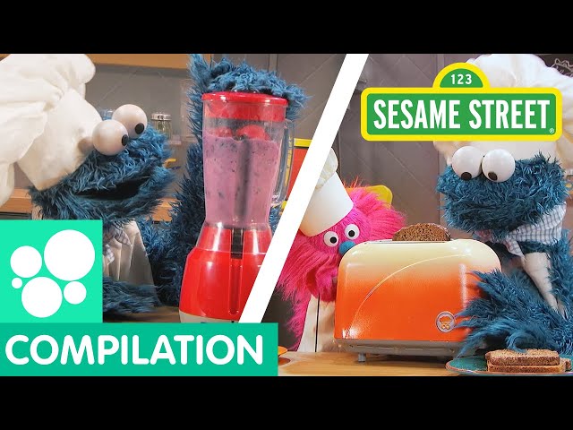 Sesame Street: Fun Breakfast Recipes For Kids | Cookie Monster's Foodie Truck Compilation