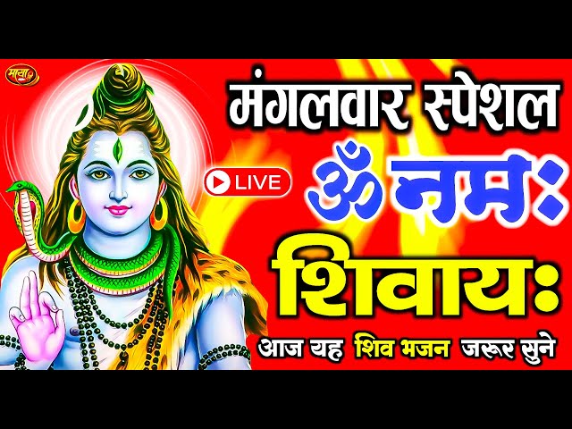 LIVE : मंगलवार स्पेशल : ॐ नमः शिवाय धुन Om Namah Shivaya ShivDhun | NonStop ShivDhun | Mantra