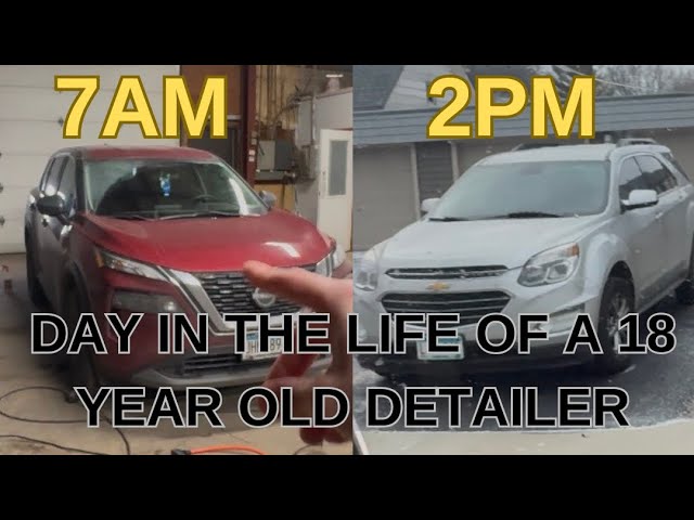 DAY IN THE LIFE OF A 18 YEAR OLD DETAILER -JHAutoDetailing