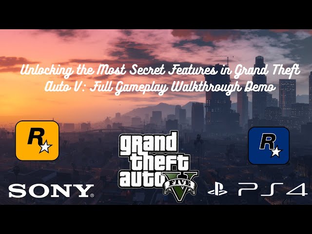 Unlocking the Most Secret Features in Grand Theft Auto V: Full Gameplay Walkthrough Demo #25