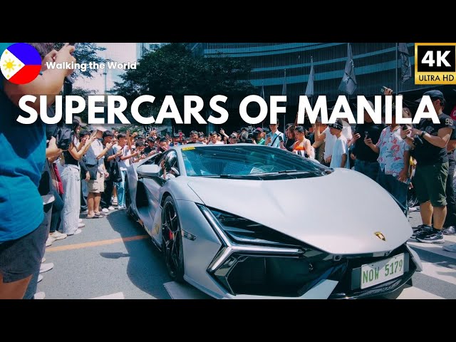 Insane Supercars in BGC Manila! 2025 Sports Cars for a Cause | 4K Carspotting