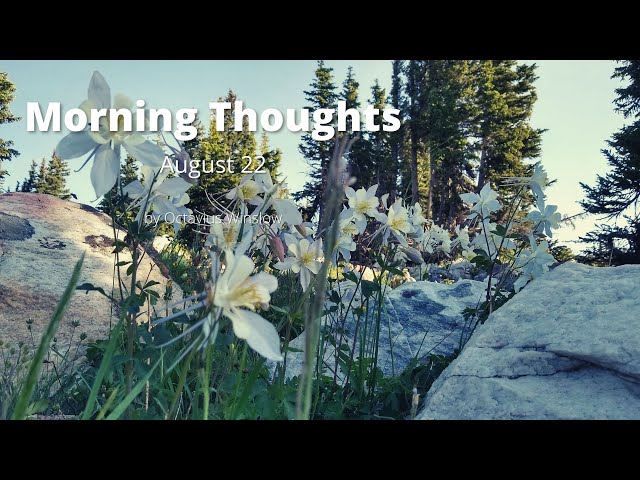 Octavius Winslow Morning Thoughts August 22