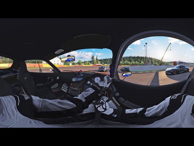 VR 360° Mazda RX7 Cockpit view power sound engine