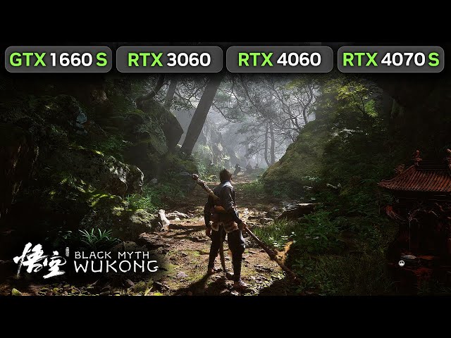 Black Myth Wukong | GTX 1660 SUPER | RTX 3060 | RTX 4060 | RTX 4070 SUPER (Gameplay)