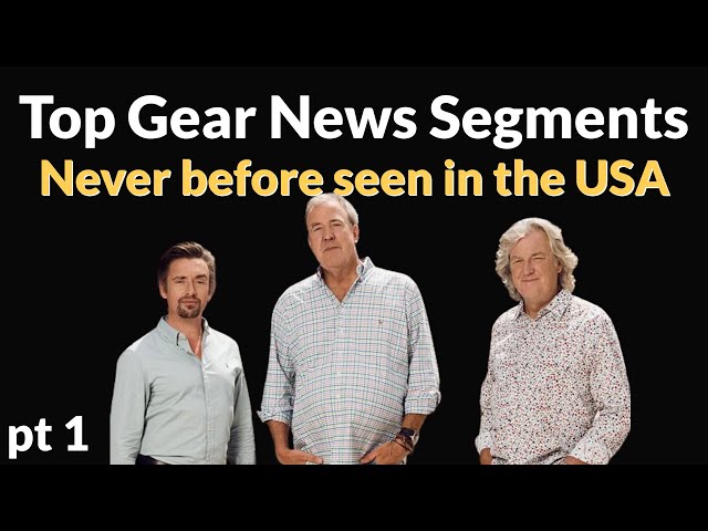 Top Gear News Segments - Unseen on USA pt1