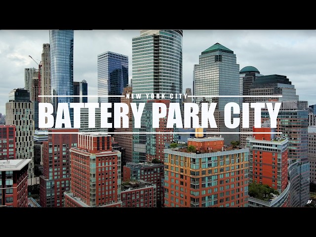 Drone Battery Park, NYC