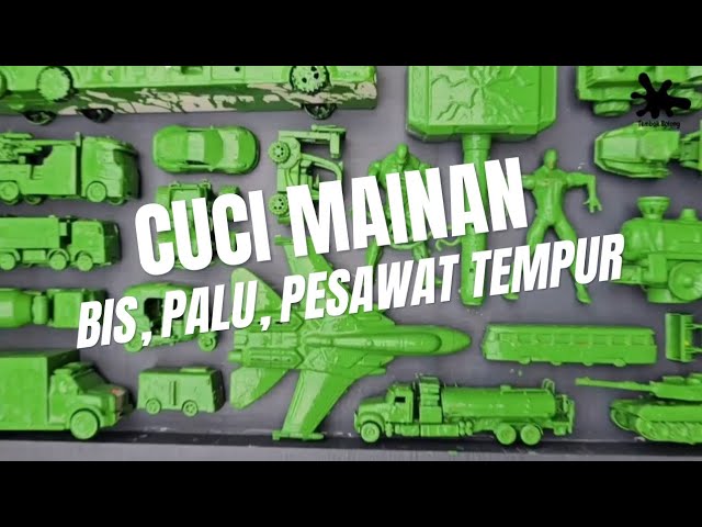 CUCI MAINAN KOTOR : BIS, PALU THOR, PESAWAT