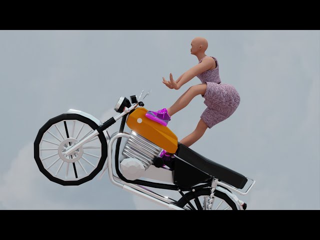 King of motor rider  | Funny animation | Comedy animation | funny motorcycle