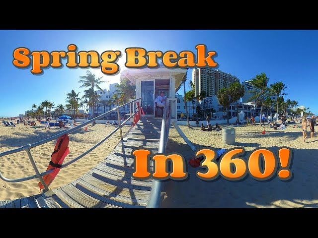 Spring Break 2018 / BeachPlace / 360 Video