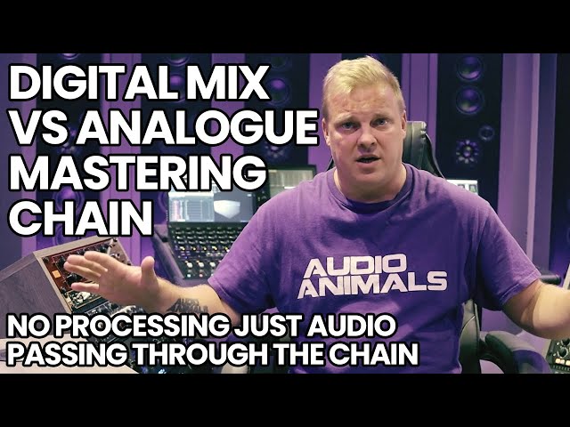 Digital Mix VS Analogue Mastering Chain (No Processing Just Audio Passing Through The Chain)