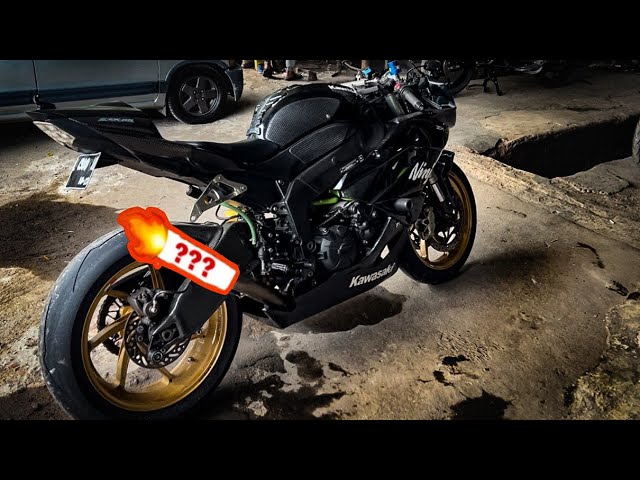 MODIF ZX6r KNALPOT MURAH TAMPILAN GAHAR  #zx6r #moge #papamonster