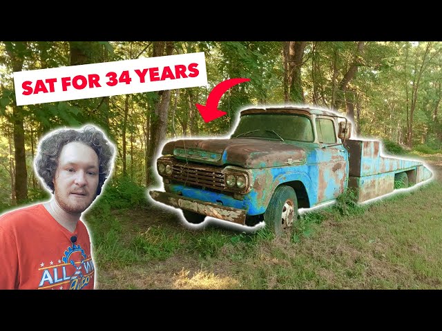 Reviving A 1960 Ford F-350 After 34 Years and Driving it 600 MILES Home