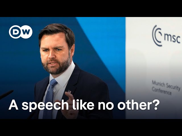 JD Vance goes after European allies in Munich Security Conference speech | DW News