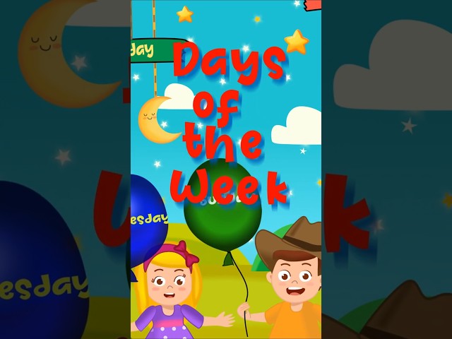 Learn Days of the Week with Magic Balloons and Dancing Kids