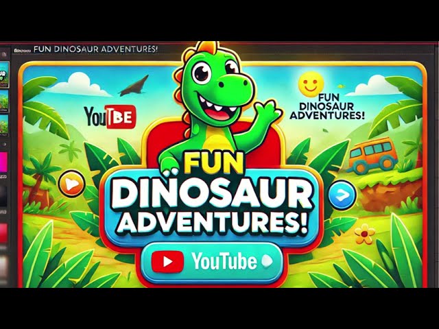 My Baby Dinosaur Goes on an EPIC Jungle Adventure!