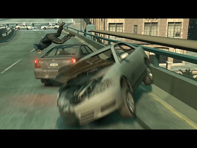 GTA IV - Crashes, Bailouts, Ragdolls & Fails Compilation #75 [1080p]