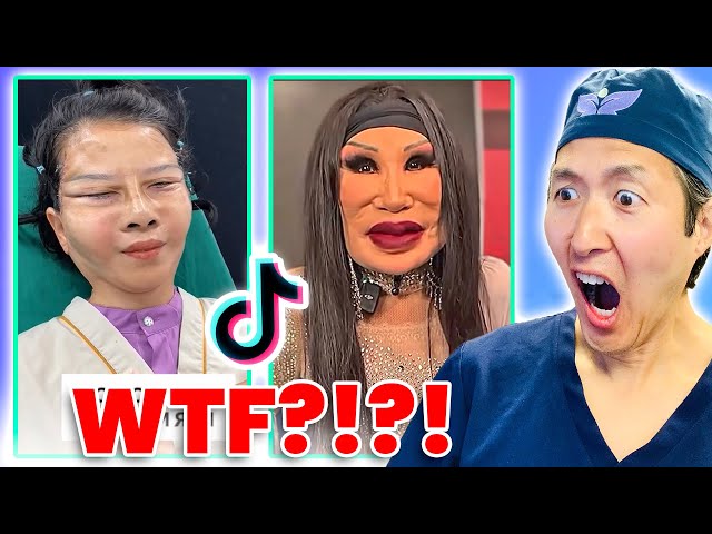 Plastic Surgeon Reacts to SKIBIDI Plastic Surgery TikToks!