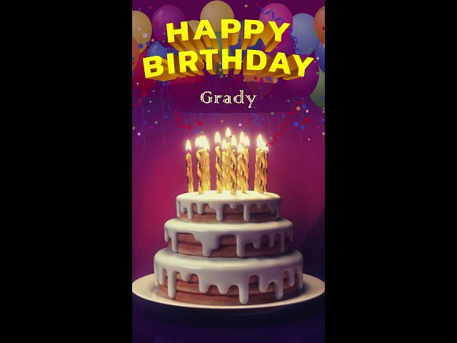 Happy Birthday Grady | A special song just for you | #shorts