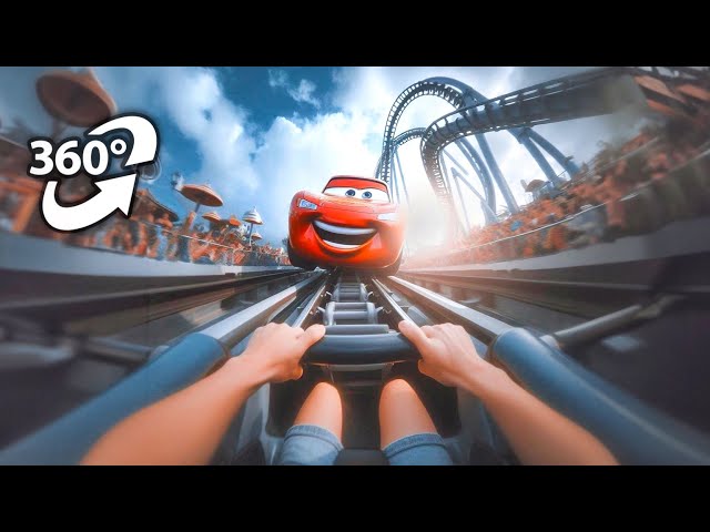 VR 360 McQueen ROLLER COASTER