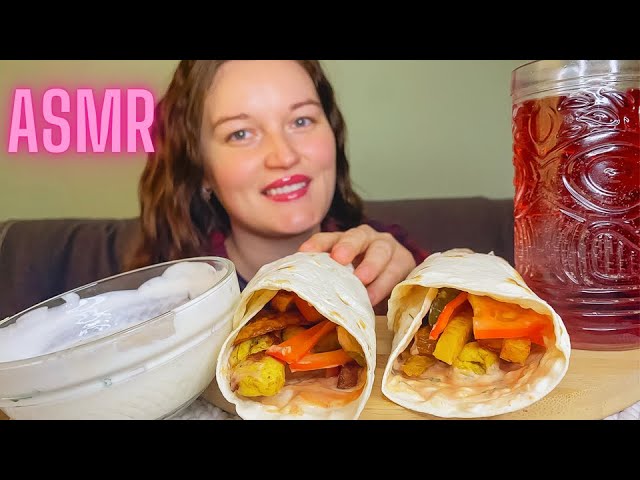 ASMR Eating Burritos (No Talking) Eating Sounds |ASMR MUKBANG 먹방