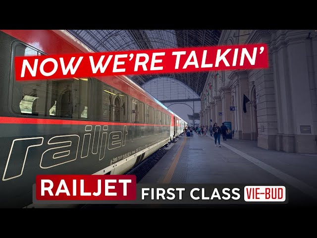 Much MUCH Better! · OBB RAILJET FIRST CLASS 🇦🇹 Vienna - Budapest 🇭🇺 A Hint of Japan, Austrian Style