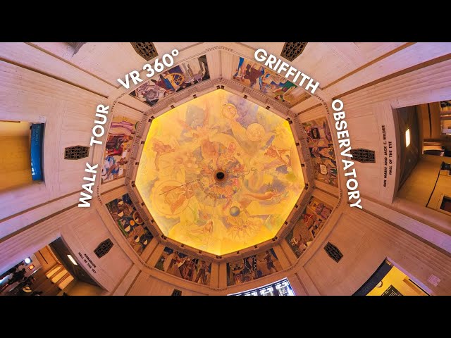 VR 360° Griffith Observatory Los Angeles California Walk Tour INTERNAL - Aug 30 2023