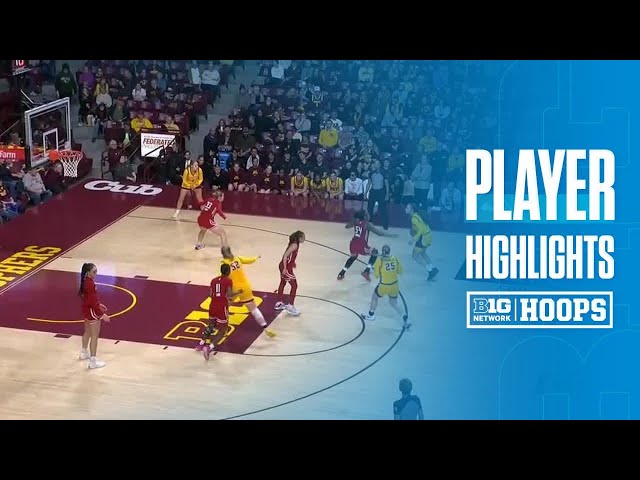 Amaya Battle Highlights vs. Rutgers | Minnesota Women's Basketball | 01/08/2025