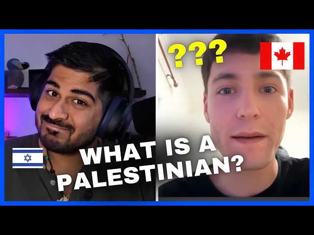 Canadian Supports Palestine, But Has No Idea What a Palestinian Is!