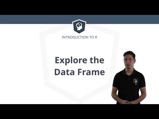 R Tutorial - Using the Data Frame in R