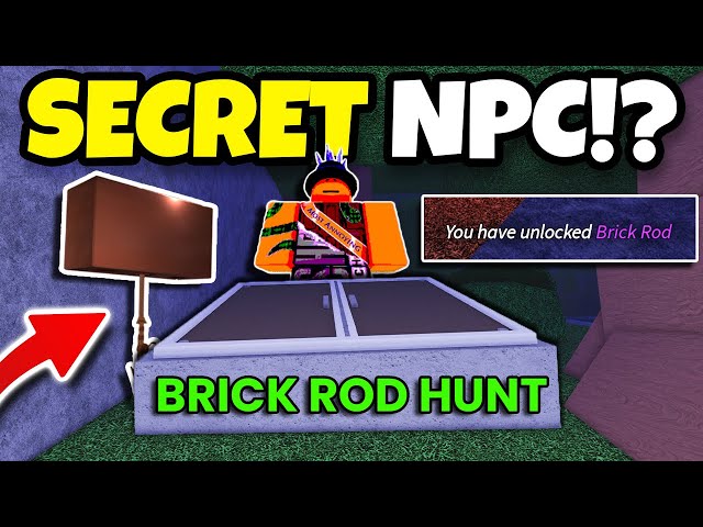 SECRET NPC For BRICK ROD QUEST HUNT In FISCH Roblox!?