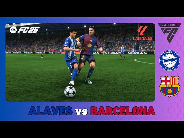 DEPORTIVO ALAVÉS vs BARCELONA - La Liga 2024/25 - EA SPORTS FC 25