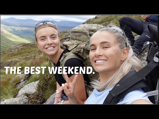 CAMPING VLOG⛺️❤️!!! SLEEPING ON THE SIDE OF THE MOUNTAIN | GYMSHARK AD | MOLLYMAE