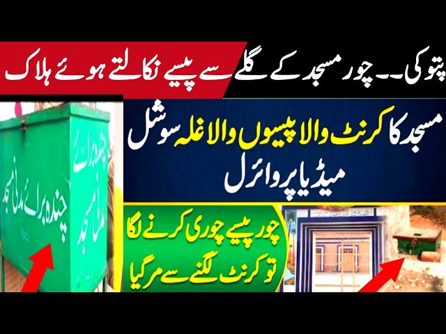 پتوکی چور مسجد کے گلے سے پیسے نکالتے ہوئے ہلاک |React Report |