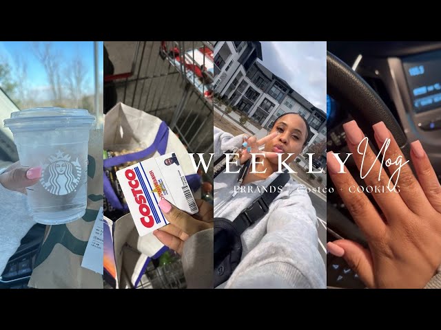 Weekly Vlog Living in CLT | running errands, costco for the first time, cooking dinner, and more