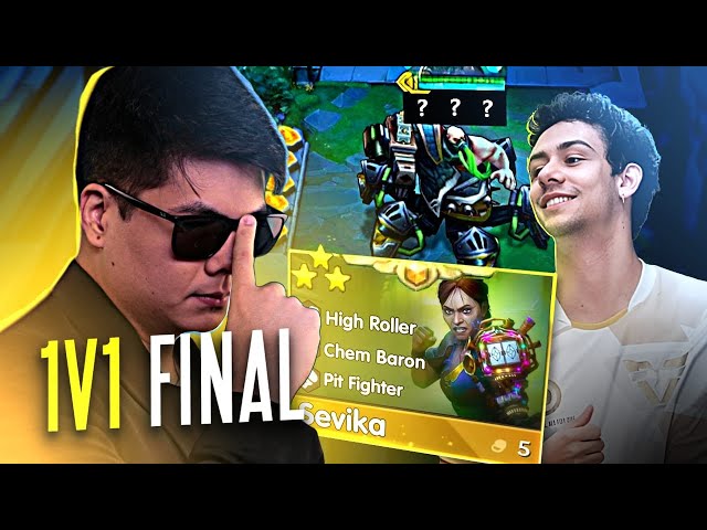 ENFRENTEI O BRUCER NA BRIGA PELO TOP1 - SEVIKA 3 ESTRELAS vs URGOT 3 ESTRELAS - TFT @Brucer