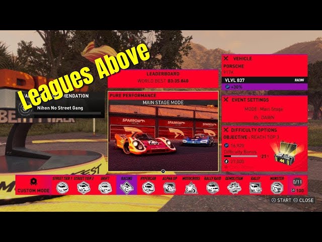 THE CREW MOTORFEST Leagues Above Trophy Guide