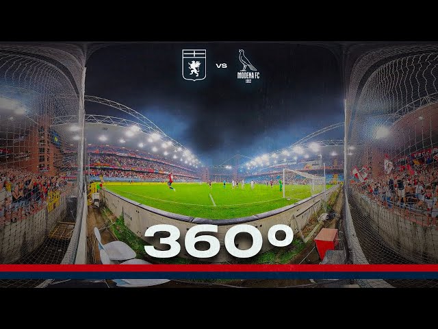 GENOA 4 - 3 MODENA | 360° CAM | Coppa Italia Frecciarossa 2023/24