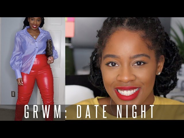 Full Get Ready With Me FOR DATE NIGHT/ Quick Easy Make-up, Hair, and Outfit