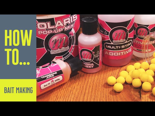 Mainline Baits Carp Fishing TV - How To Roll Your Own 'Custom' Pop Ups