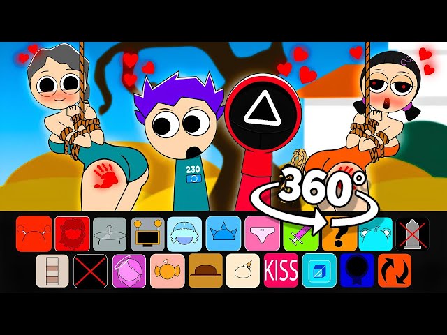 360º VR Incredibox Sprunki Sinner Edition NEW SUS SQUID GAME MOD! - Sprunki