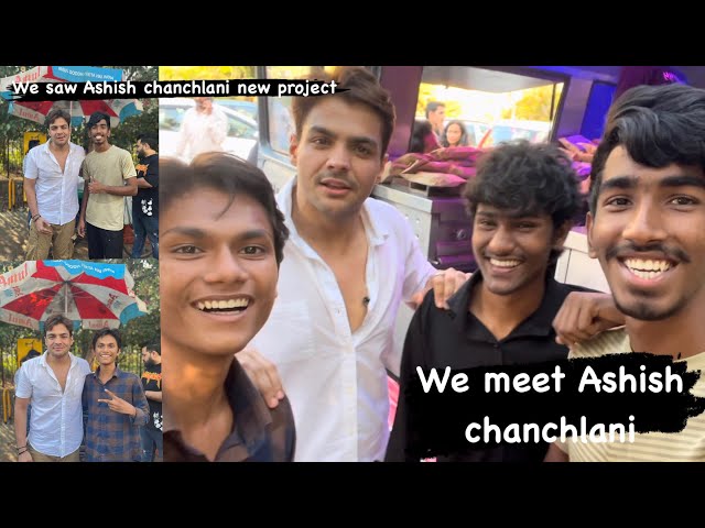 || vlog no.18 || We meet Ashish chanchlani sir and there shooting was going on | dum Biriyani |