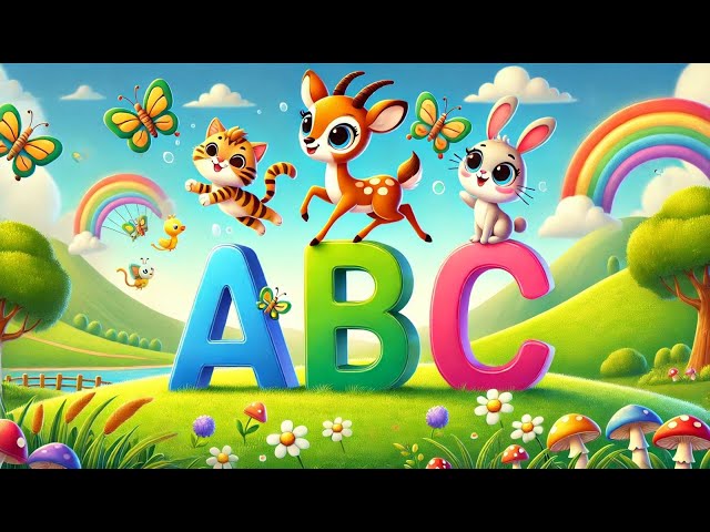 ABC song with animals / Learn ABC Alphabet for kids songs