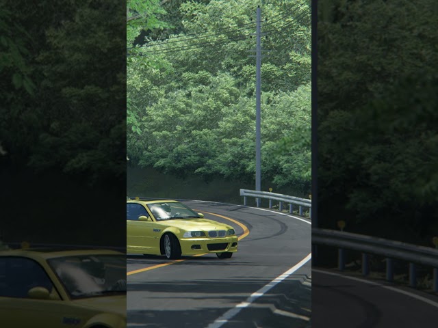 BMW E46 M3 Overpower Crash  #assettocorsa #drift #crash #bmw #m3 #e46